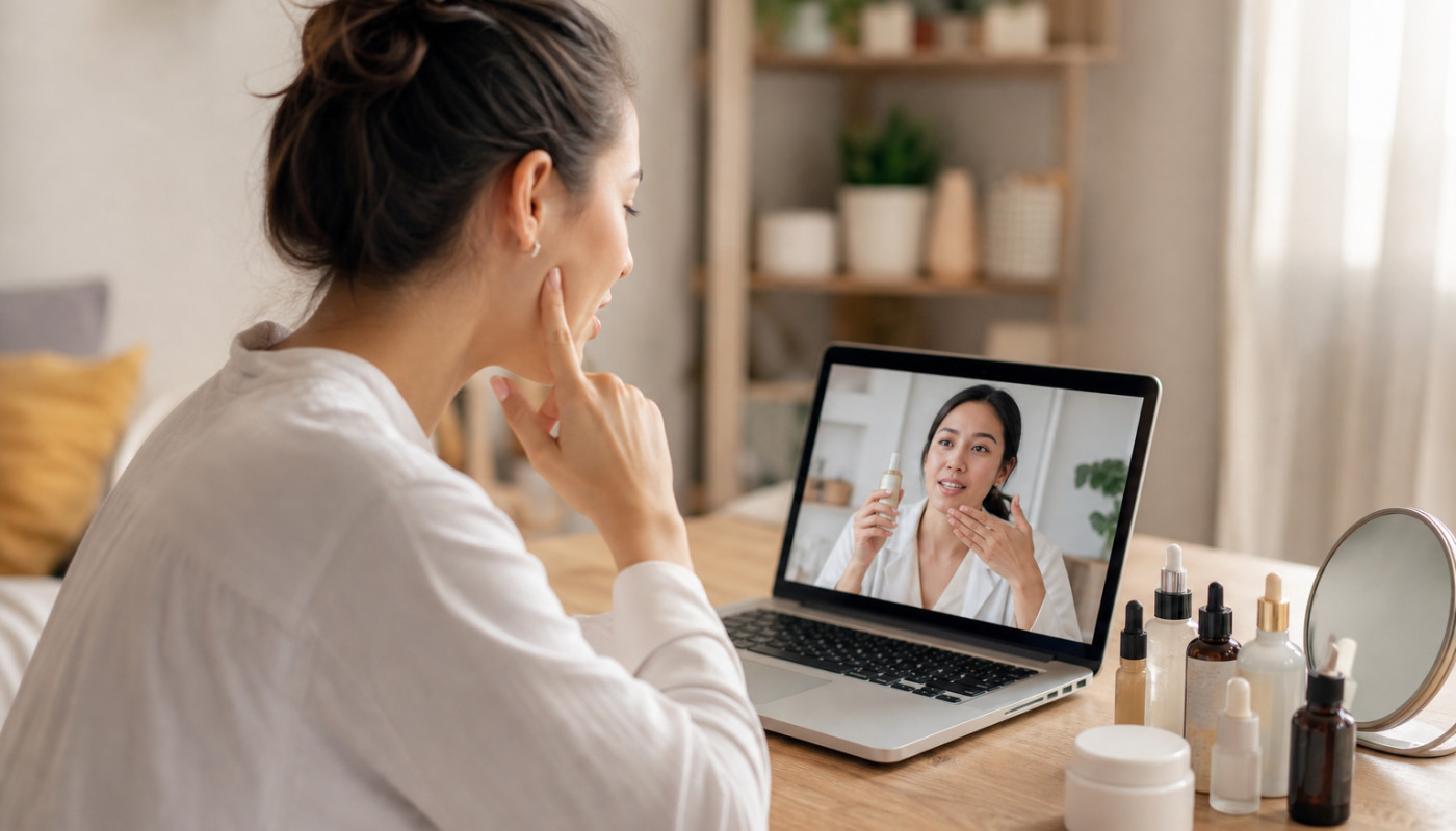 Le rôle du chat en ligne pour conseiller les routines skincare personnalisées